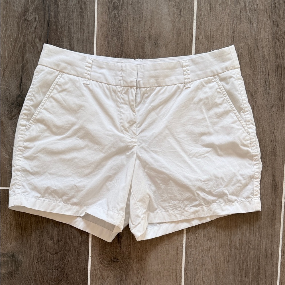Women's White Casual Shorts